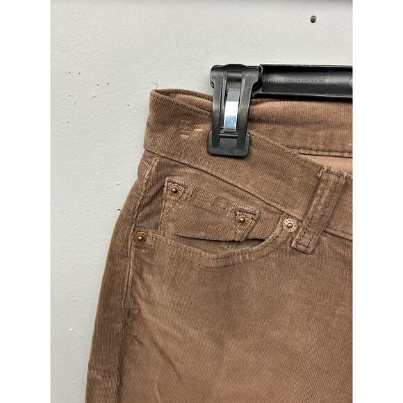 Lucky Brand Corduroy Jeans Zoe Skinny Womens 4/27 Brown Neutral Soft Casual - Picture 5 of 7